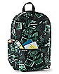 Minecraft Creeper Print Backpack