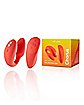 Chorus 10-Function Rechargeable Waterproof Couples Vibrator Coral 3 Inch - We-Vibe
