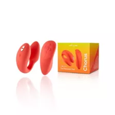Chorus 10-Function Rechargeable Waterproof Couples Vibrator Coral 3 Inch - We-Vibe at Spencer's