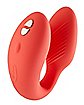 Chorus 10-Function Rechargeable Waterproof Couples Vibrator Coral 3 Inch - We-Vibe