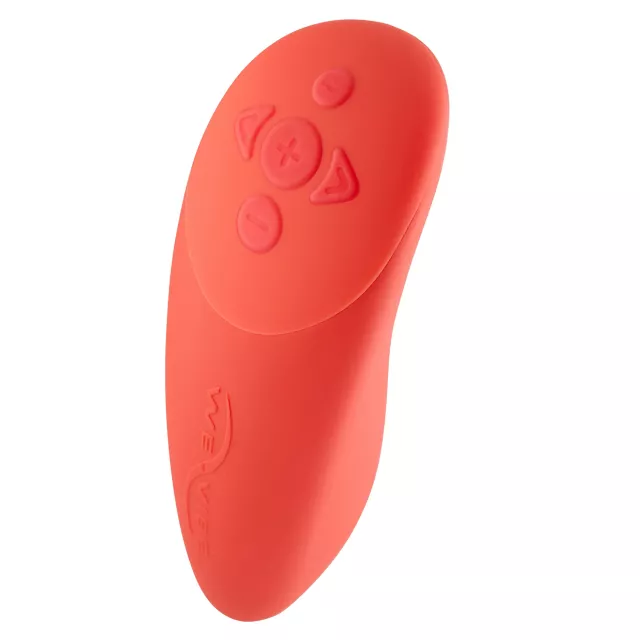 Chorus 10-Function Rechargeable Waterproof Couples Vibrator Coral 3 Inch - We-Vibe at Spencer's