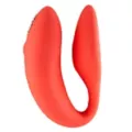 Chorus 10-Function Rechargeable Waterproof Couples Vibrator Coral 3 Inch - We-Vibe at Spencer's