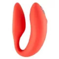 Chorus 10-Function Rechargeable Waterproof Couples Vibrator Coral 3 Inch - We-Vibe at Spencer's