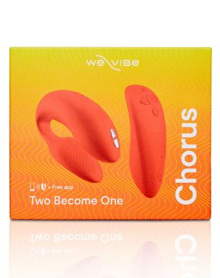Chorus 10-Function Rechargeable Waterproof Couples Vibrator Coral 3 Inch - We-Vibe