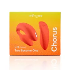 Chorus 10-Function Rechargeable Waterproof Couples Vibrator Coral 3 Inch - We-Vibe at Spencer's