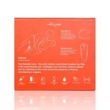 Chorus 10-Function Rechargeable Waterproof Couples Vibrator Coral 3 Inch - We-Vibe at Spencer's