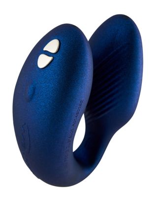 Chorus 10-Function Rechargeable Waterproof Couples Vibrator Blue 3 Inch - We-Vibe