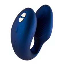 Chorus 10-Function Rechargeable Waterproof Couples Vibrator Blue 3 Inch - We-Vibe at Spencer's