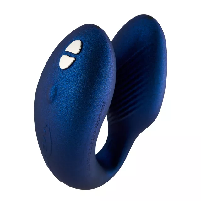 Chorus 10-Function Rechargeable Waterproof Couples Vibrator Blue 3 Inch - We-Vibe at Spencer's