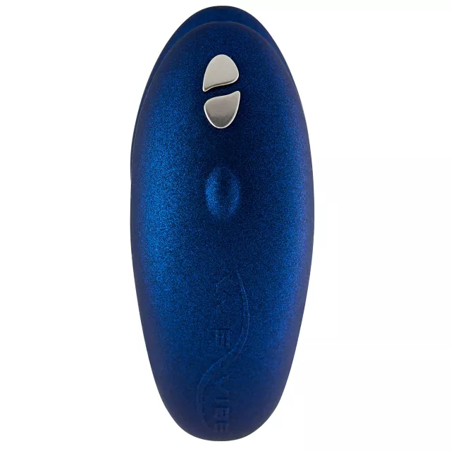 Chorus 10-Function Rechargeable Waterproof Couples Vibrator Blue 3 Inch - We-Vibe at Spencer's