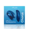 Chorus 10-Function Rechargeable Waterproof Couples Vibrator Blue 3 Inch - We-Vibe at Spencer's