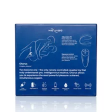 Chorus 10-Function Rechargeable Waterproof Couples Vibrator Blue 3 Inch - We-Vibe at Spencer's