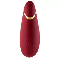 Premium 2 14-Function Rechargeable Waterproof  Clitoral Stimulator Bordeaux 6.5 Inch - Womanizer at Spencer's