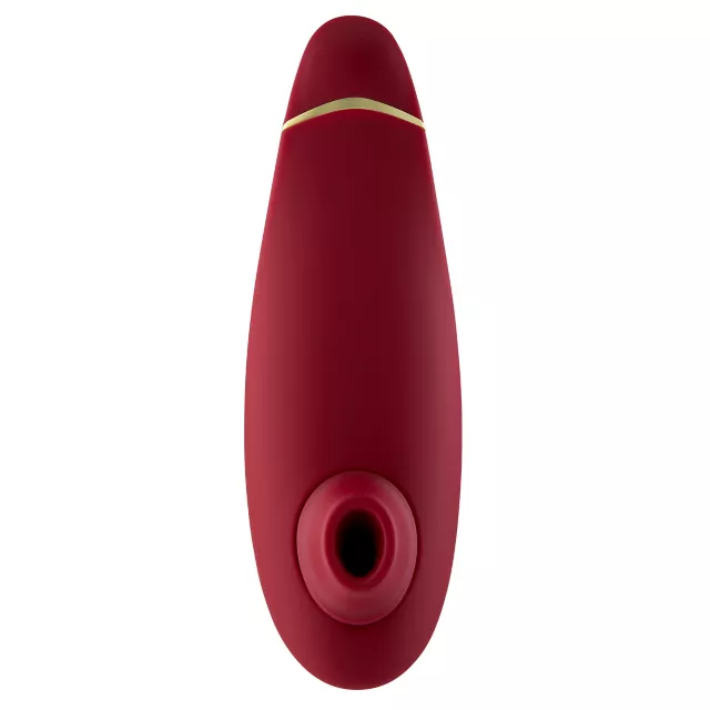 Premium 2 14-Function Rechargeable Waterproof  Clitoral Stimulator Bordeaux 6.5 Inch - Womanizer at Spencer's