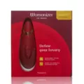 Premium 2 14-Function Rechargeable Waterproof  Clitoral Stimulator Bordeaux 6.5 Inch - Womanizer at Spencer's