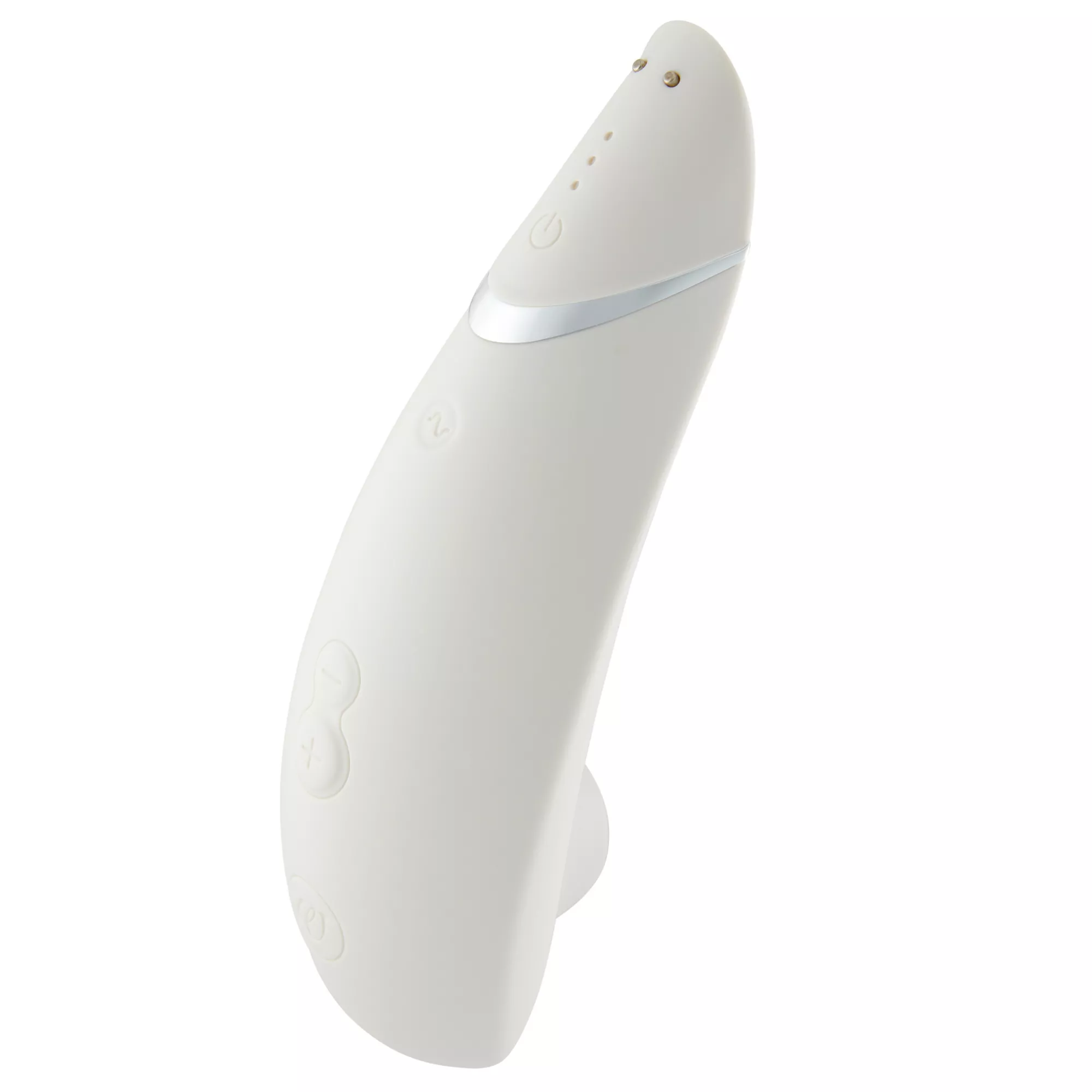 Premium 2 14-Function Rechargeable Waterproof  Clitoral Stimulator Gray 6.5 Inch - Womanizer at Spencer's