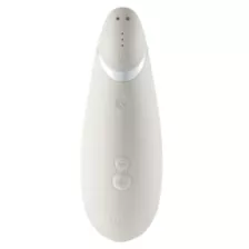 Premium 2 14-Function Rechargeable Waterproof  Clitoral Stimulator Gray 6.5 Inch - Womanizer at Spencer's