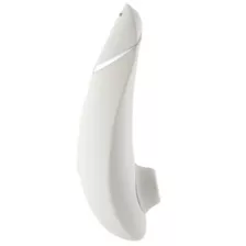 Premium 2 14-Function Rechargeable Waterproof  Clitoral Stimulator Gray 6.5 Inch - Womanizer at Spencer's