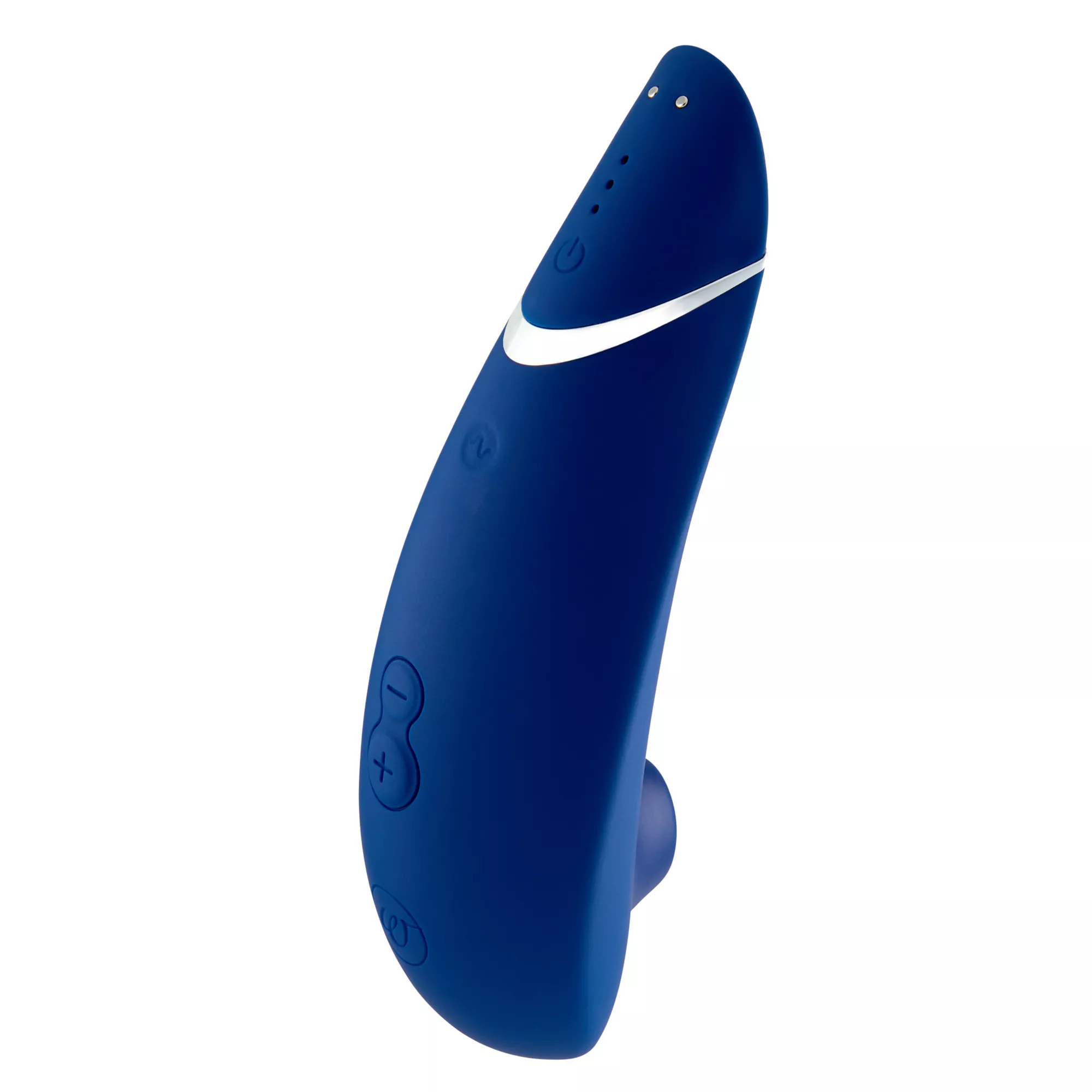 Premium 2 14-Function Rechargeable Waterproof  Clitoral Stimulator Blueberry 6.5 Inch - Womanizer at Spencer's