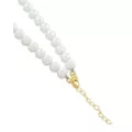 Pearl-Effect Goldplated Weed Leaf Necklace at Spencer's
