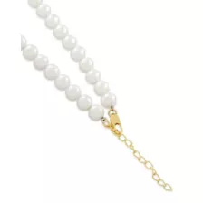 Pearl-Effect Goldplated Weed Leaf Necklace at Spencer's