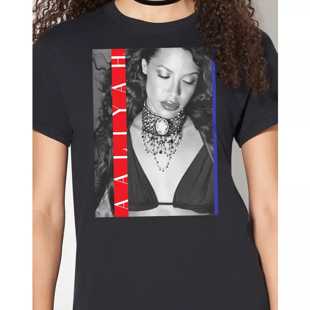 Aaliyah Red Stripe T Shirt at Spencer's