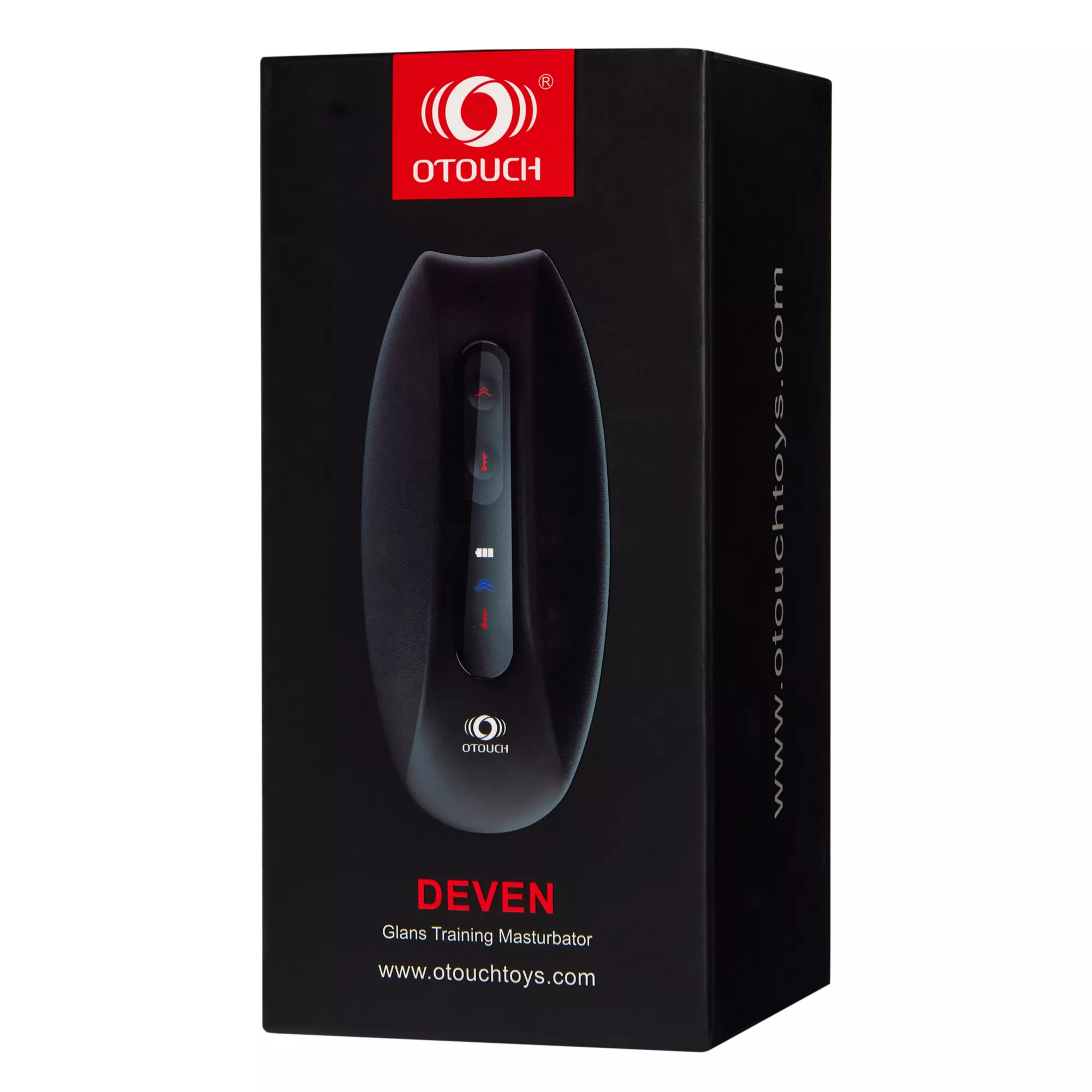 Deven Pulse Vibration Rechargeable Waterproof Masturbation Cup at Spencer's