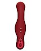 Ruby Glow Blush Rechargeable Waterproof Ride On Vibrator and Wand Massager - 7 Inch