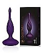 Discover 10-Function Rechargeable Vibrating Butt Plug 5.5 Inch - Purple