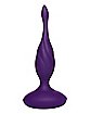 Discover 10-Function Rechargeable Vibrating Butt Plug 5.5 Inch - Purple