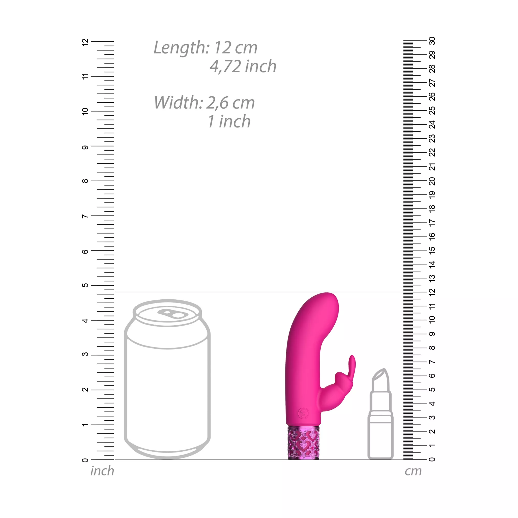 Dazzling 10-Speed Rechargeable Waterproof Rabbit Vibrator - 4.75 Inch at Spencer's