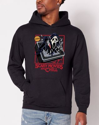 Scary Movies and Chill Ghost Face Hoodie - Steven Rhodes - Spencer's