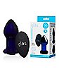 Remote Control Rechargeable Vibrating Butt Plug - 3.5 Inch