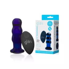 Rechargeable Vibrating Beaded Butt Plug - 4 Inch at Spencer's