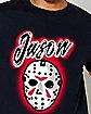 Airbrush Jason Mask T Shirt - Friday the 13th
