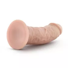 Self-Lubricating Waterproof Dildo 8 Inch - Beige at Spencer's