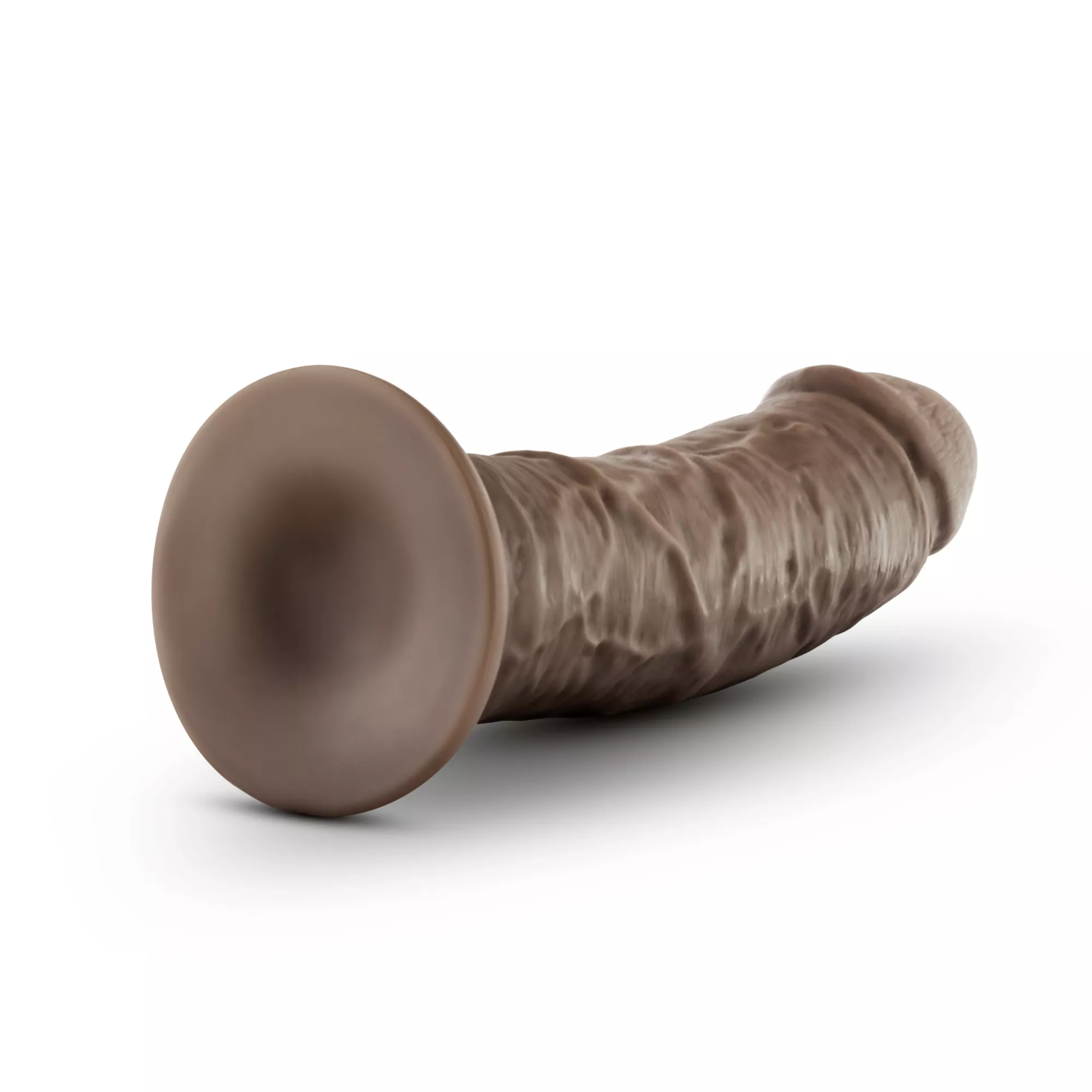 Self-Lubricating Waterproof Dildo 8 Inch - Brown at Spencer's