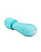 Blue Petite 10-Function Waterproof Wand Massager - 5 Inch