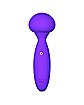 Mushroom 7-Function Rechargeable Waterproof Vibrating Wand Massager Purple - 6.3 Inch