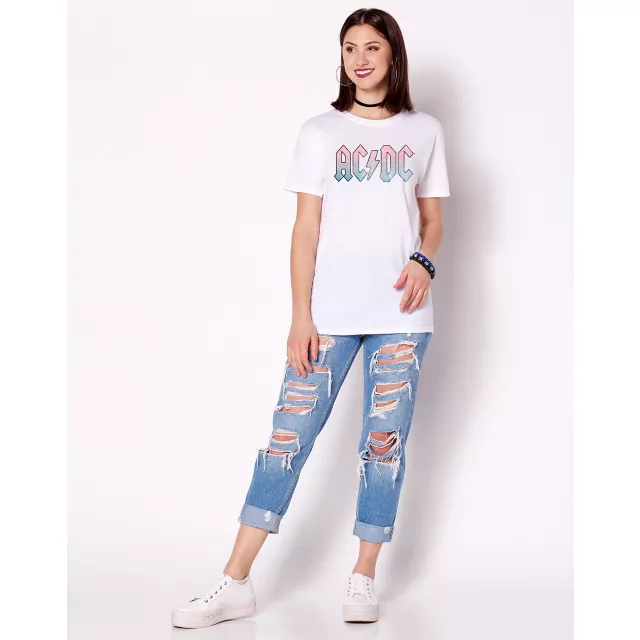 ACDC Pastel T Shirt at Spencer's