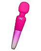 Nixie 20-Function Waterproof Rechargeable Wand Massager 8 Inch - Pink