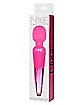 Nixie 20-Function Waterproof Rechargeable Wand Massager 8 Inch - Pink