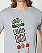 Skateboard Logo T Shirt - A Tribe Called Quest