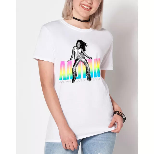Tour Aaliyah T Shirt at Spencer's