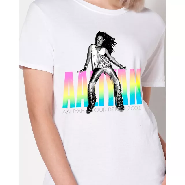 Tour Aaliyah T Shirt at Spencer's