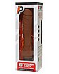 7-Function Realistic Girthy Rechargeable Waterproof Vibrator 9.6 Inch - Brown