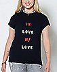 In Love with Love T Shirt