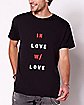 In Love with Love T Shirt
