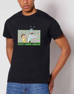 Rick and morty best sale hoodie peace among worlds