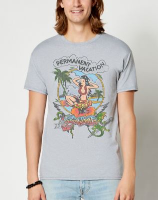 Permanent Vacation T Shirt Aerosmith Spencers